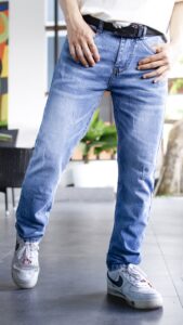 Dài jeans nam co giãn cao cấp vải bố D06